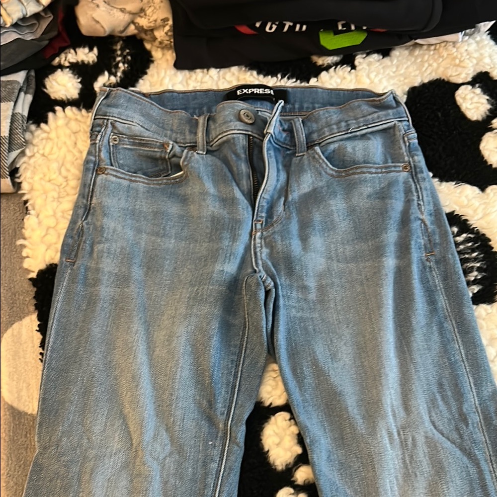 Express Light Blue Denim Jeans